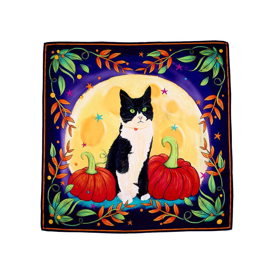 Luna The Cat - 70cm x 70cm