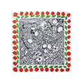 Under the Orange Tree Knot Wrap - 100cm x 100cm